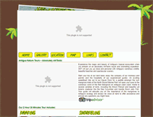 Tablet Screenshot of antiguanaturetours.com